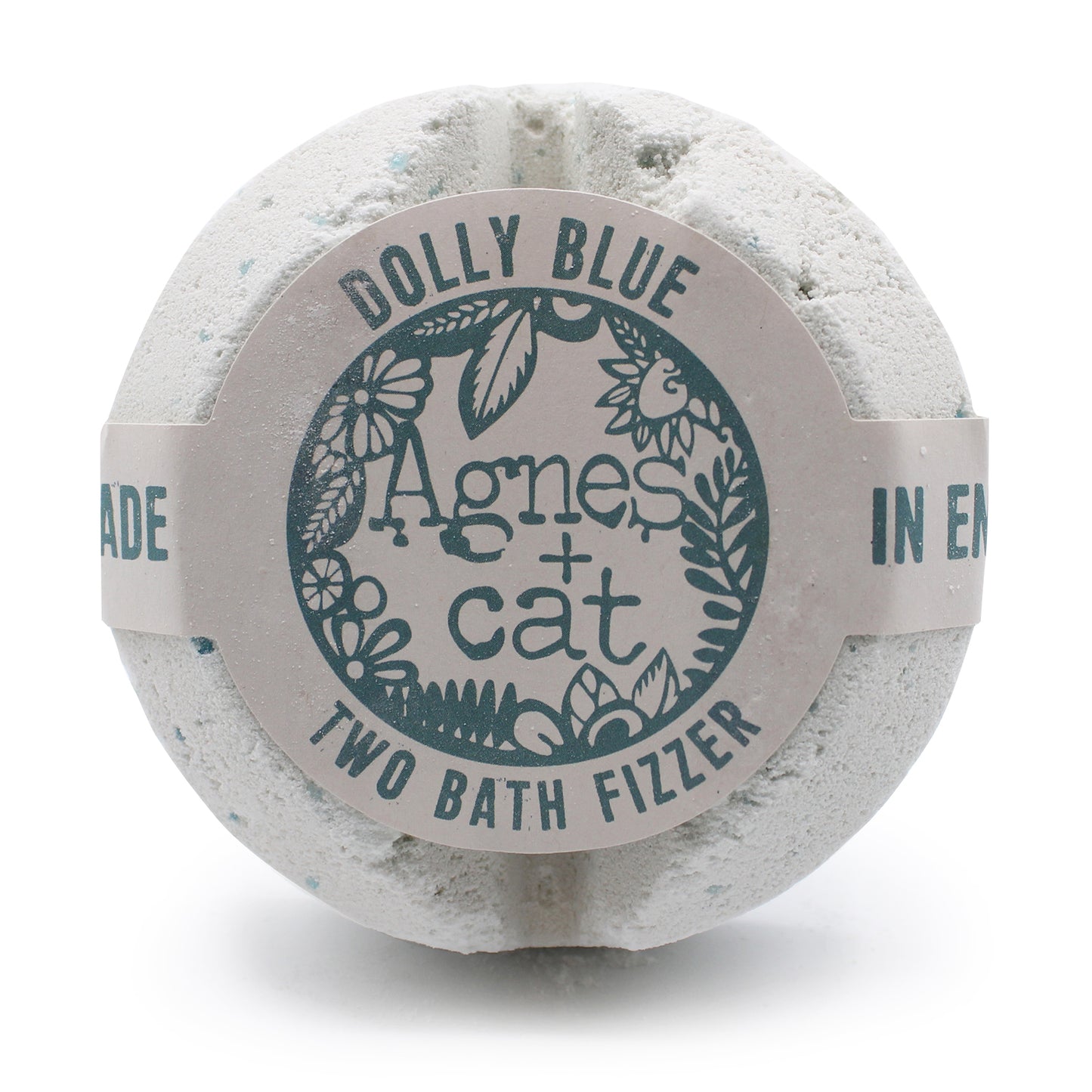 Agnes+Cat Bath Fizzer 210g - Dolly Blue