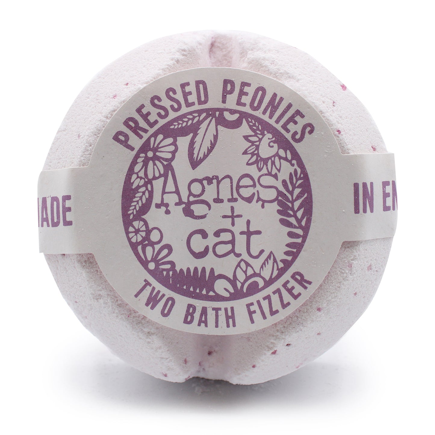 Agnes+Cat Bath Fizzer 210g - Pressed Peonies