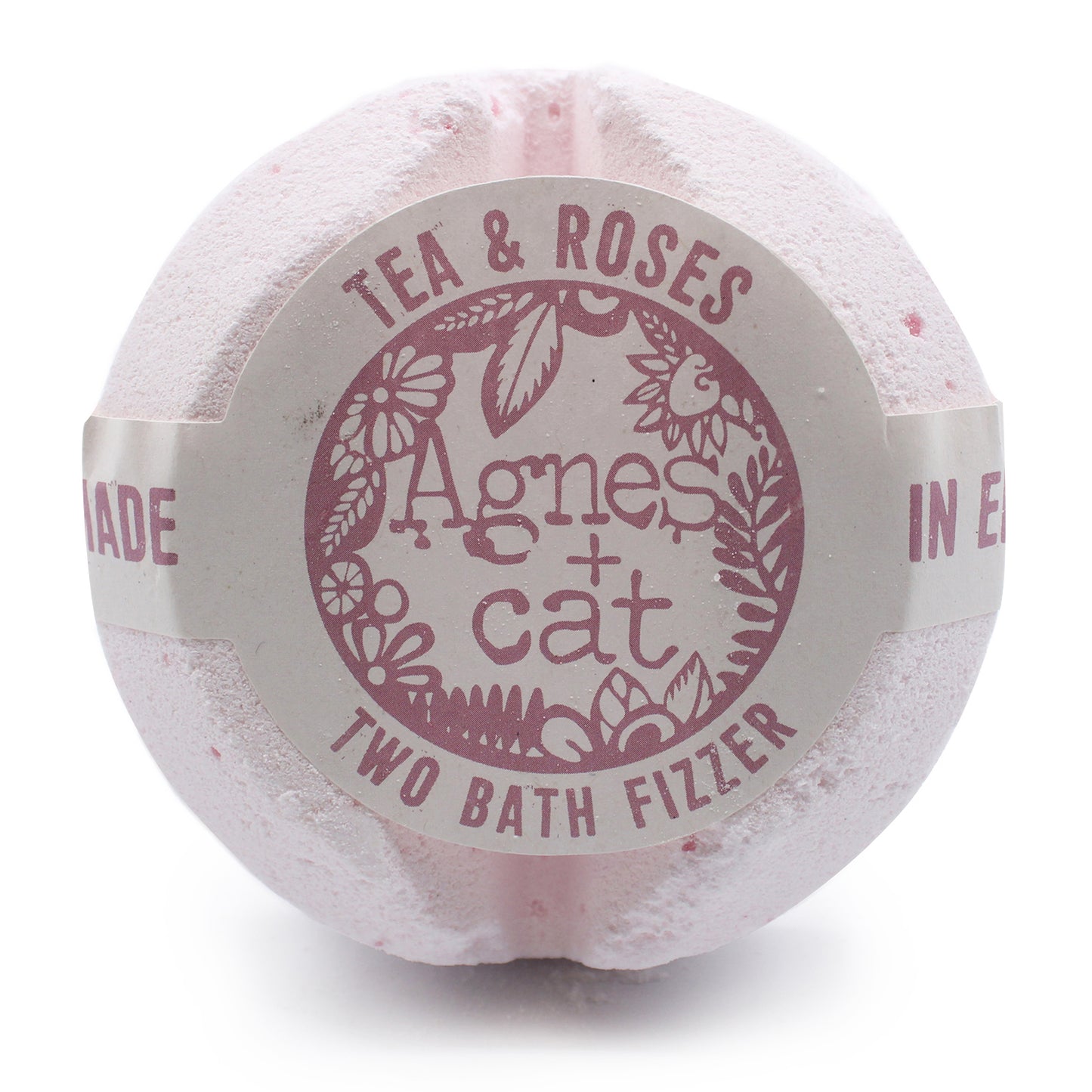 Agnes+Cat Bath Fizzer 210g - Tea and Roses