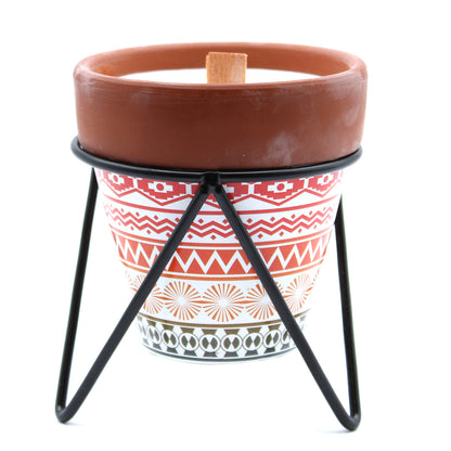 Agnes and Cat Aromatherapy Candle with Mint Essential Oil