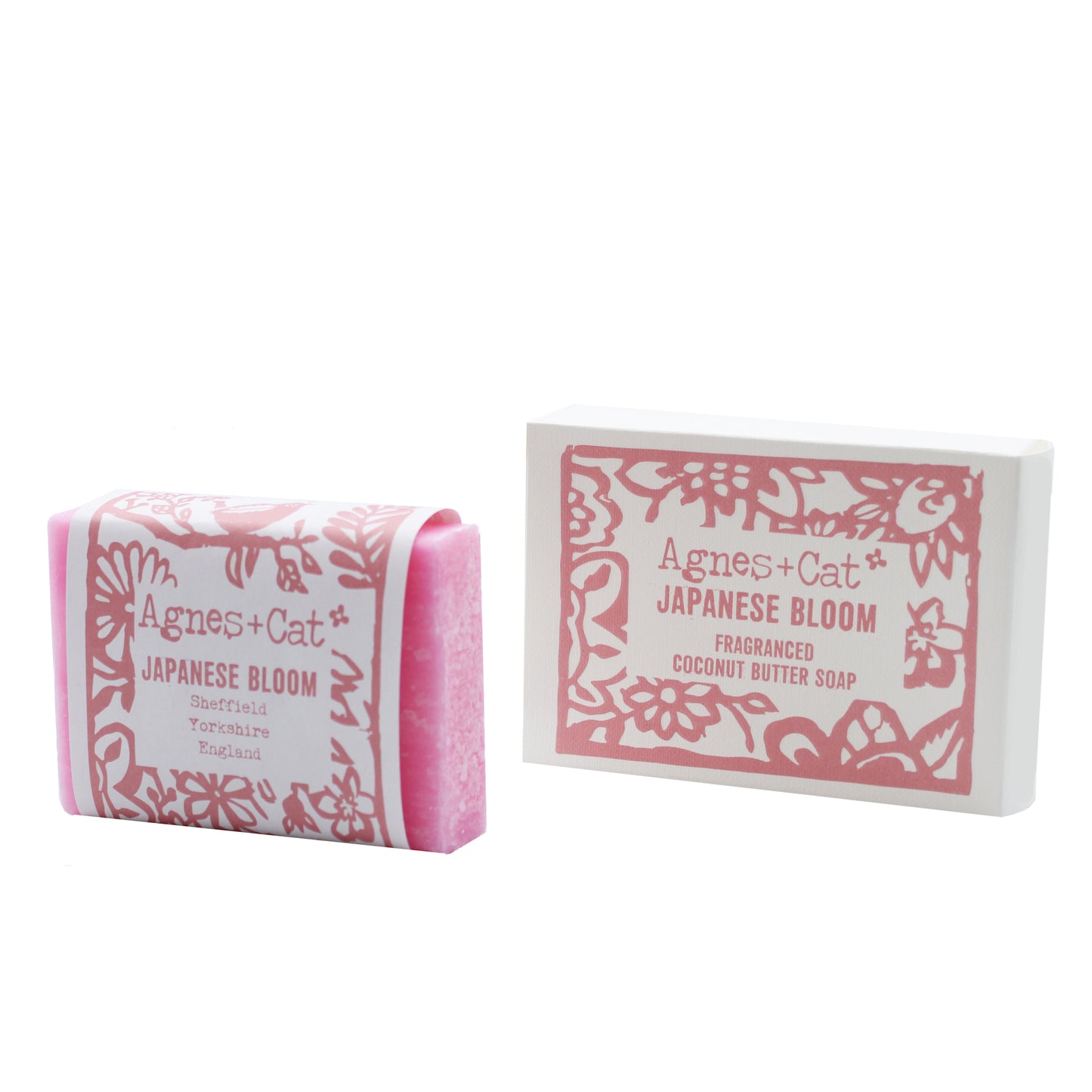 Agnes+Cat Handmade 140g Coconut Butter Soap - Japanese Bloom