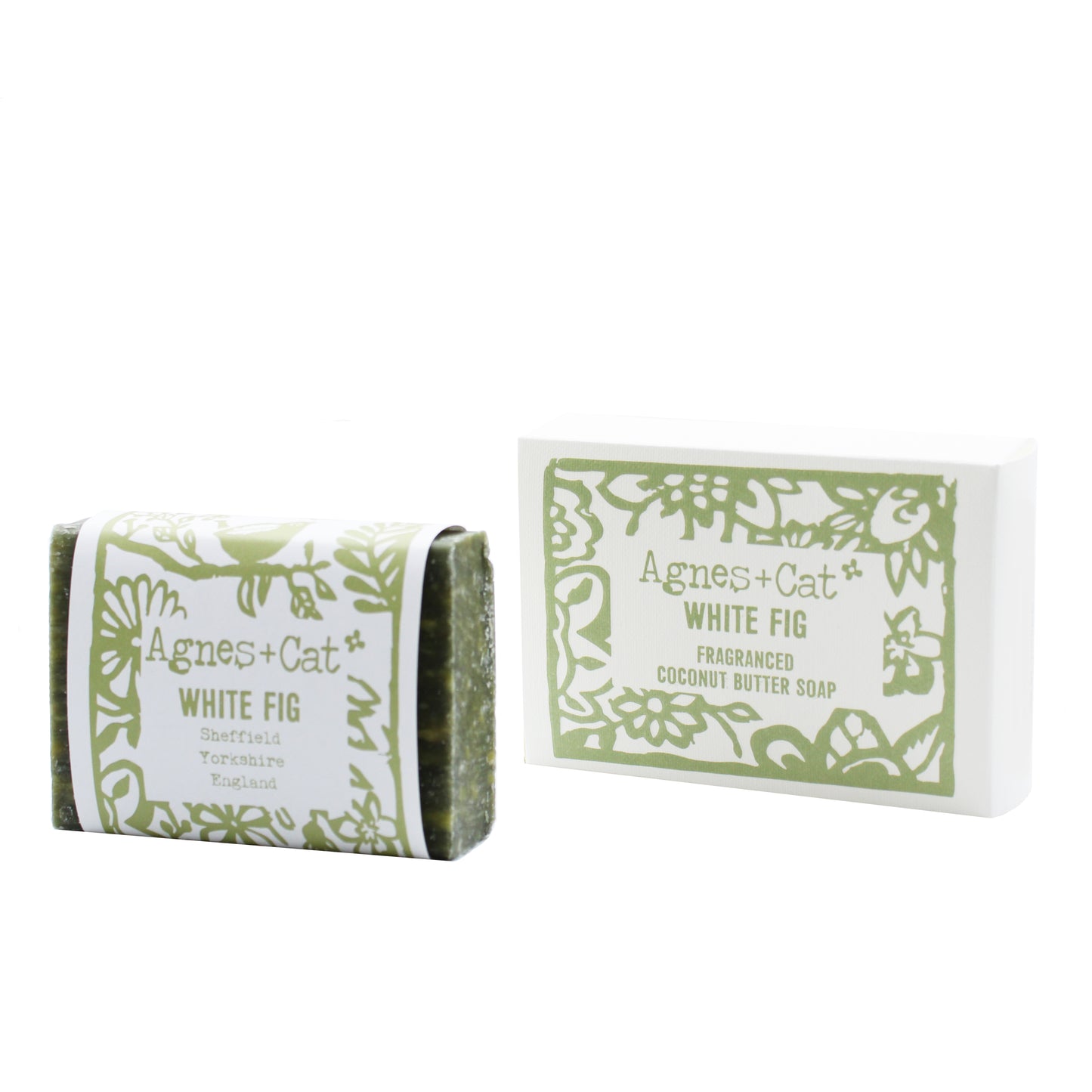 Agnes+Cat Handmade 140g Coconut Butter Soap - White Fig