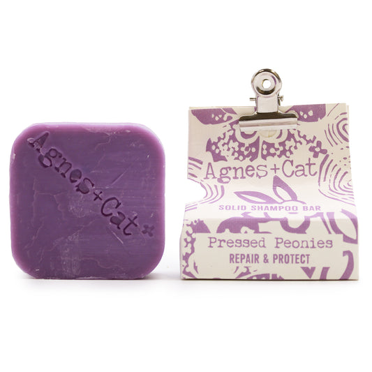 Agnes+Cat Pressed Peonies Solid Shampoo 60g