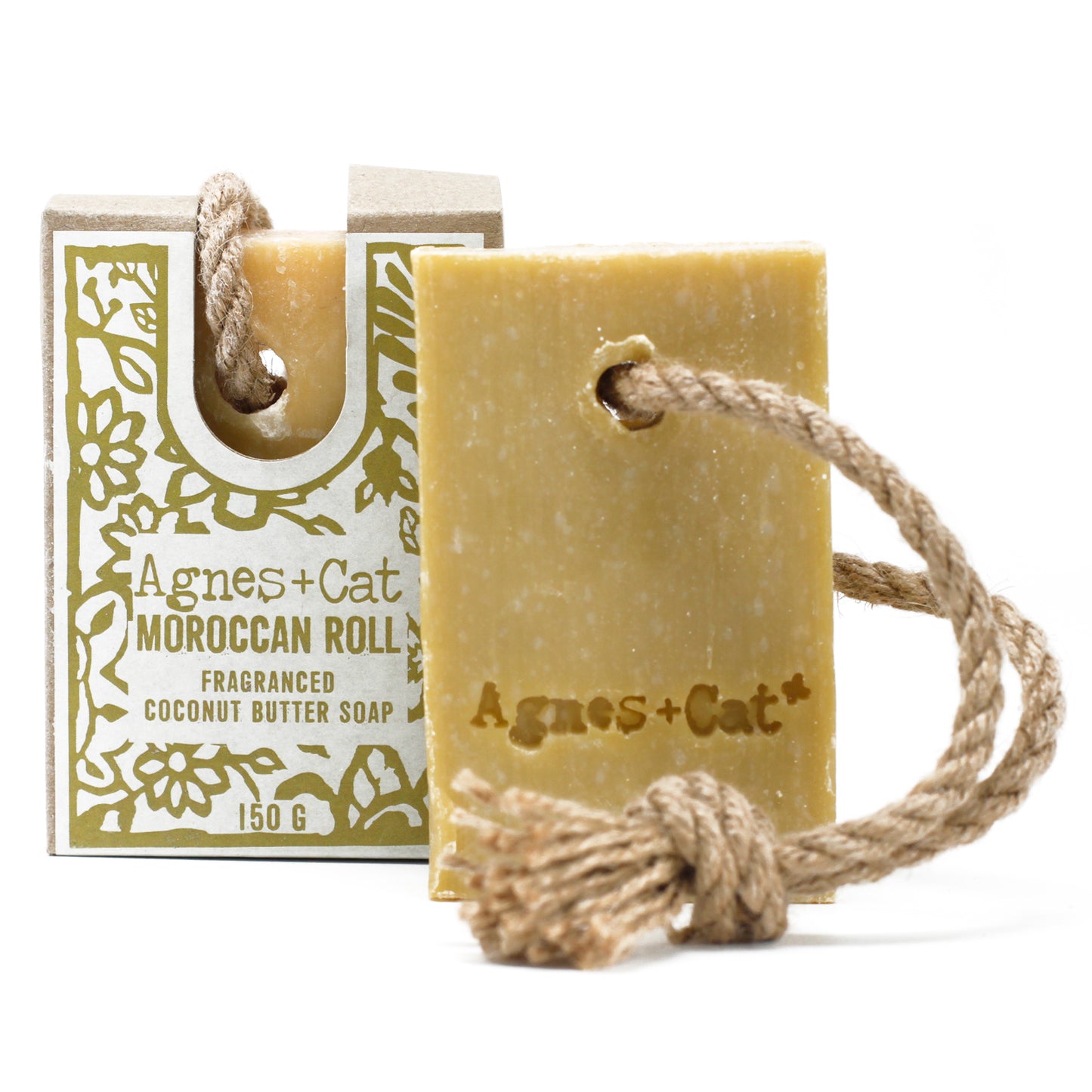 Agnes+Cat Soap On A Rope 150g - Moroccan Roll